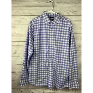Made Cam Newton Shirt Mens Large Non Iron Modern Fit Button Up Plaid